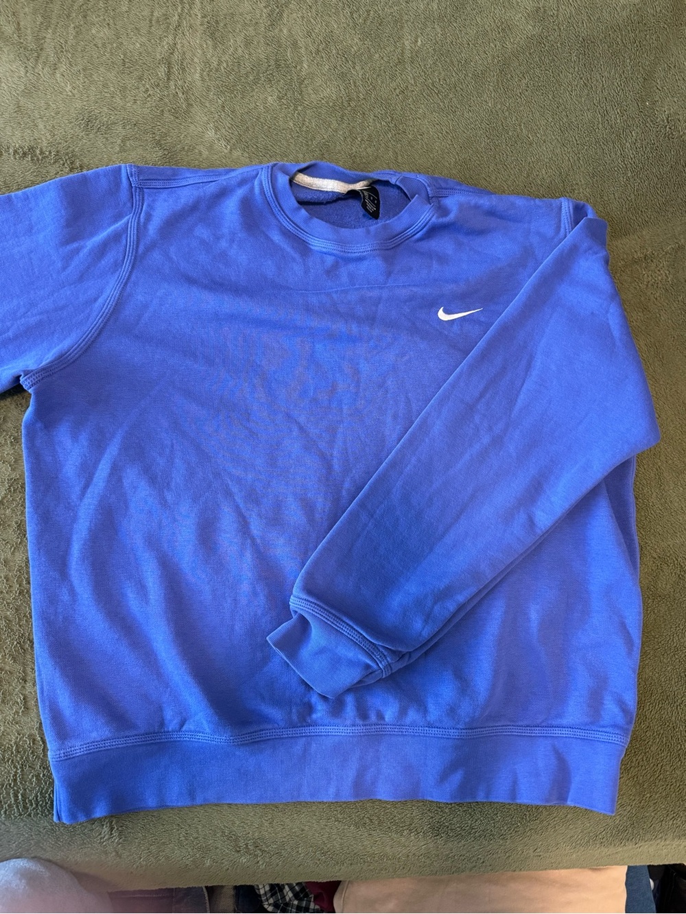 Nike Men's Blue-Purple Crewneck Sweatshirt
